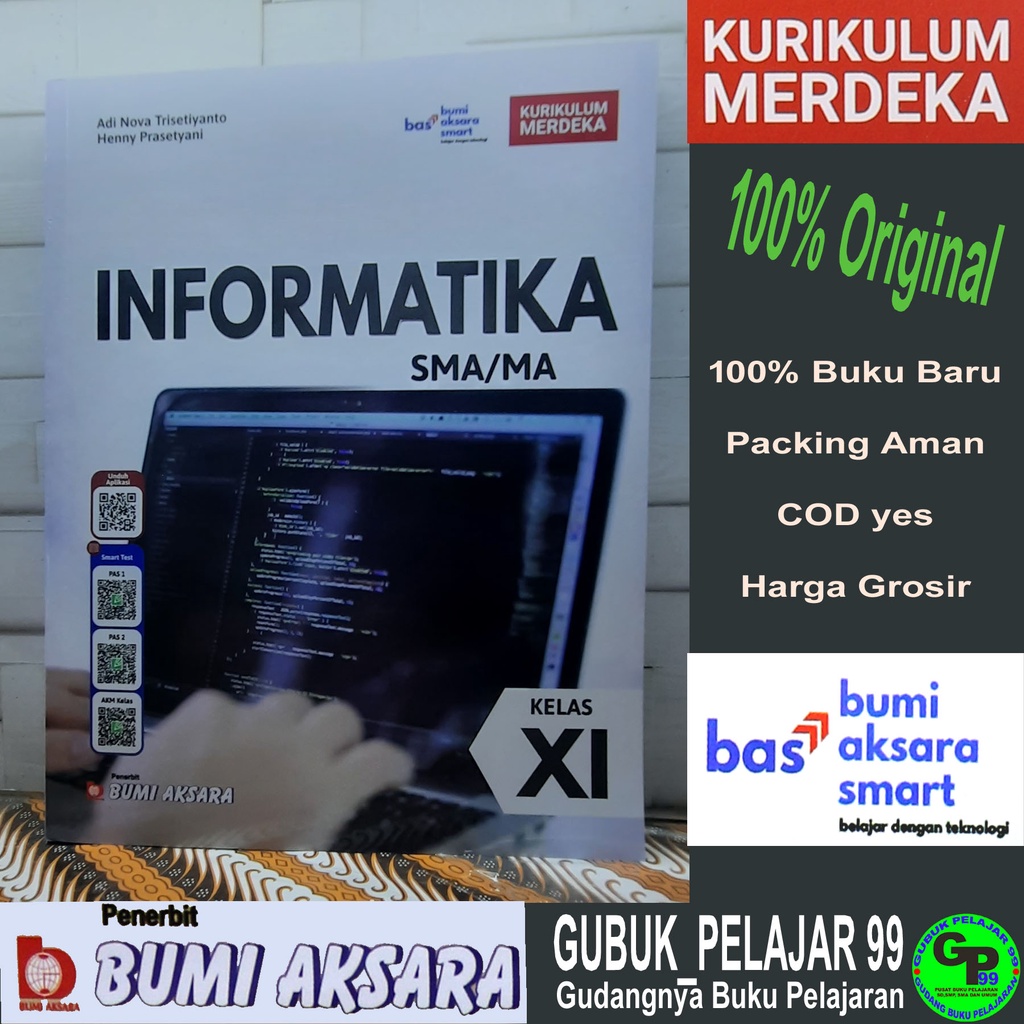 Jual Buku Siswa INFORMATIKA Kelas 11 Untuk SMA/MA KURIKULUM MERDEKA ...