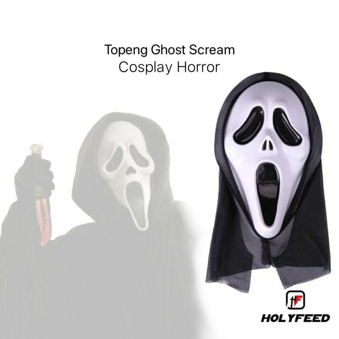 Jual Topeng Scream Halloween Topeng Hantu Ghost Face Mask 097 | Shopee ...