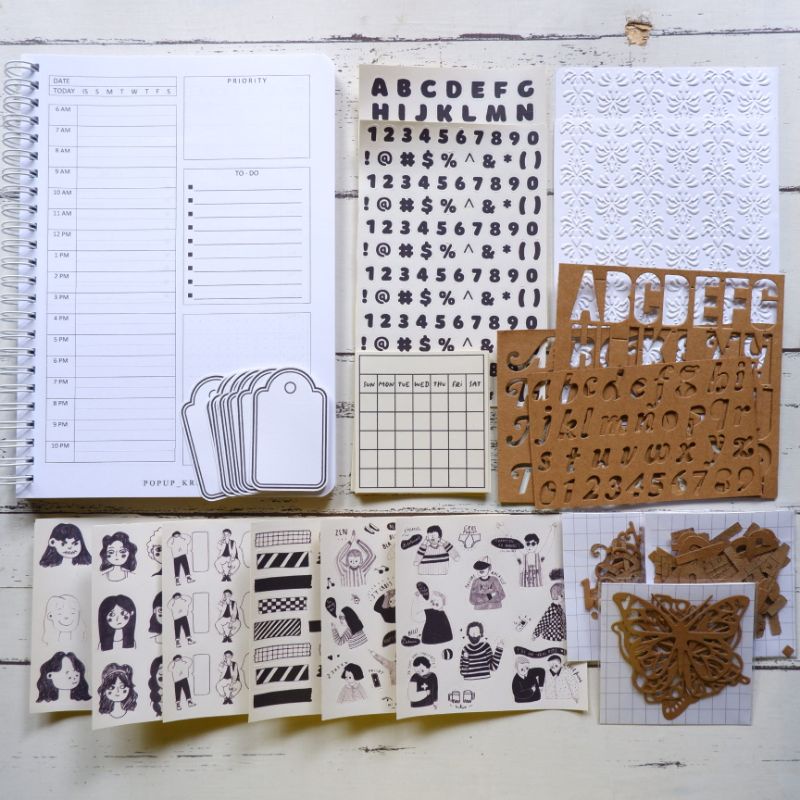 Jual journal kit simple easthetic japan | Shopee Indonesia