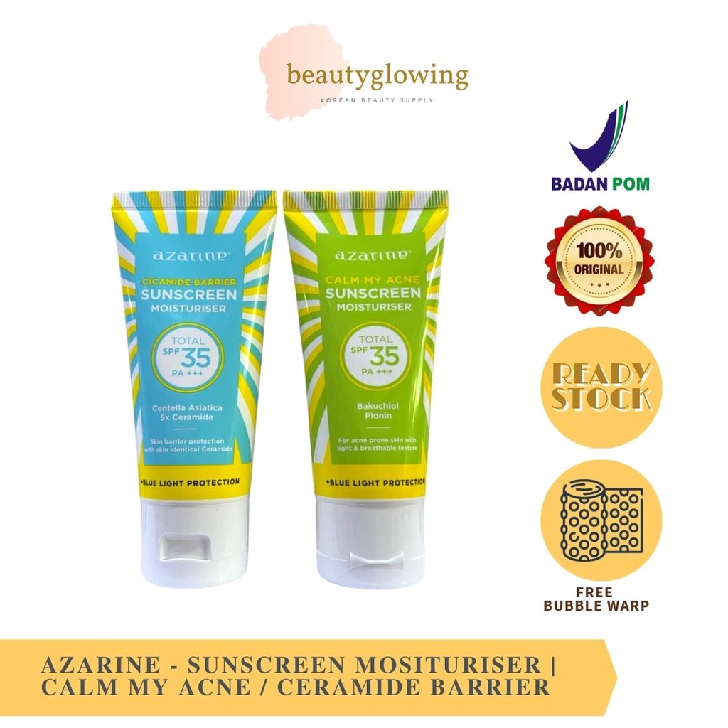 Jual AZARINE Sunscreen Moisturiser CALM MY ACNE / CERAMIDE BARRIER