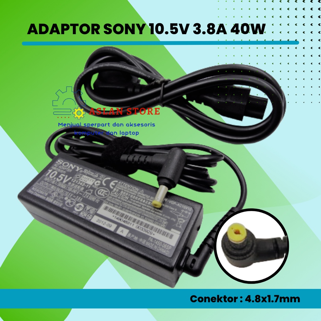 SONY VAIO ソニー バイオ 10.5V 3.8A 40W ACアダプター VJ8AC10V9 対応 AL完売しました。 -  ノートパソコンアクセサリー、周辺機器