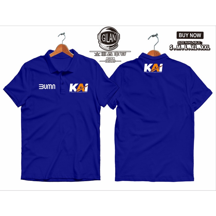 Jual Polo Shirt Kaos Kerah Pt Kai Kereta Api Indonesia Bumn Logo