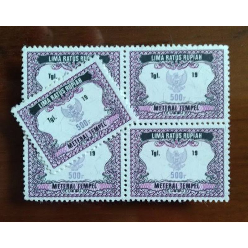 Jual Materai 500 Rupiah Tahun 1991 1992 1993 1994 1995 Asli | Shopee ...