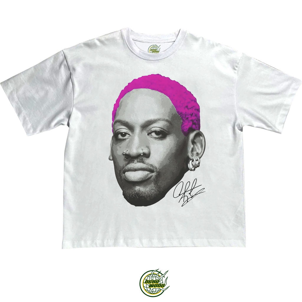 Jual OVERSIZED WHITE DENNIS RODMAN FACE BOX PINK HAIR SIGNATURE VINTAGE ...