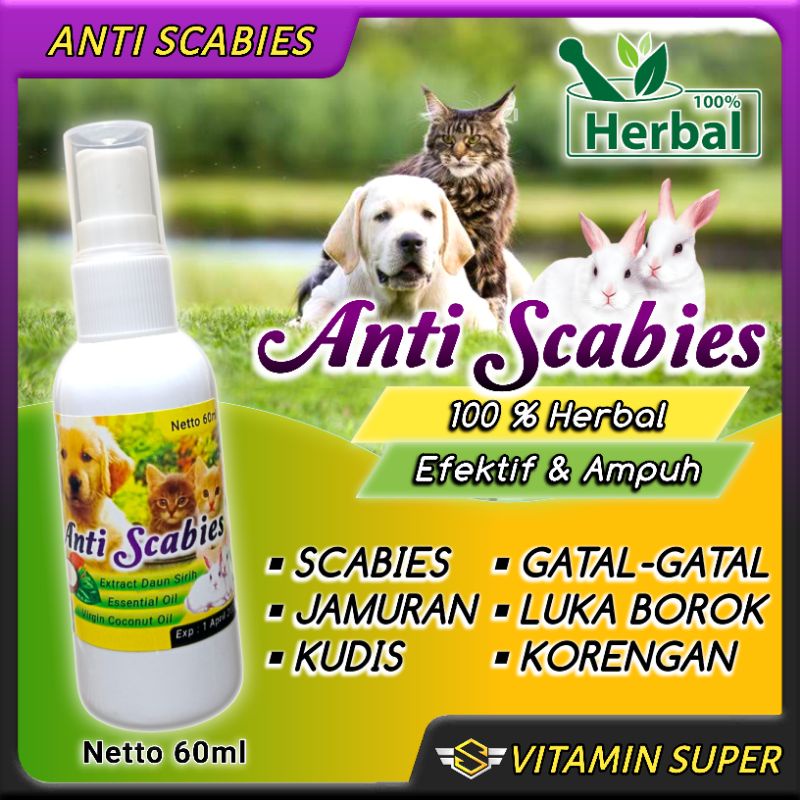 Jual Obat Jamur Spray Semprot Kucing, Kelinci dan Anjing Obat Scabies