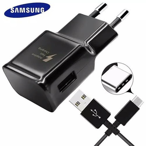 Jual Charger Fast Charging Samsung S8 S8+ Note 8 S9 S9+ Original Type C ...
