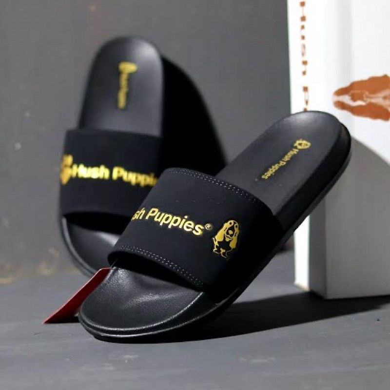 Jual PROMO 5.5 DISKON Sendal Hush Puppies Sandal Slop Selop Slide Hush