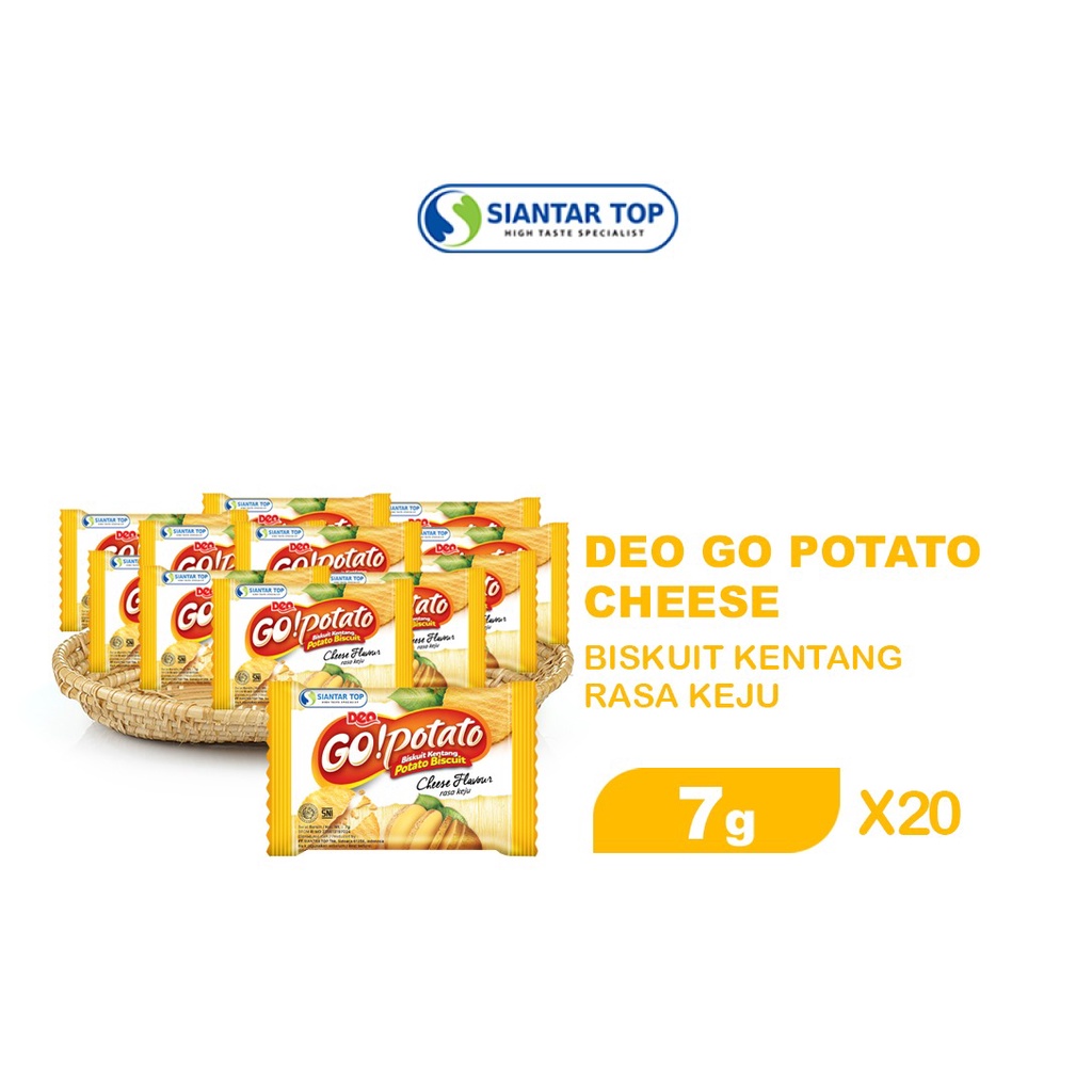 Jual Deo Go Potato Cheese 7 gr x 20 pcs - SIANTARTOP | Shopee Indonesia