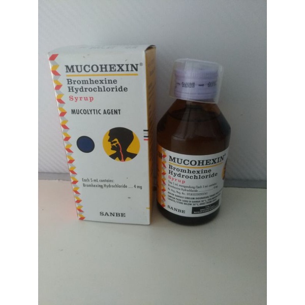 Jual Mucohexin Muco Muko Hexin Sirup Syrup 120ml Mucolitic Mukolitik