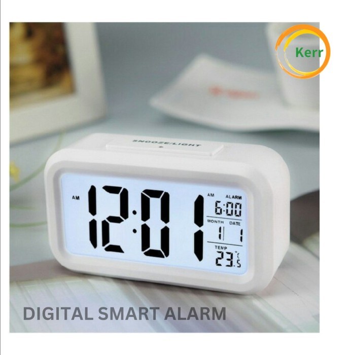 Jual JAM WEKER JAM MEJA DIGITAL SMART ALARM CLOCK JAM BEKER WAKER CLOCK