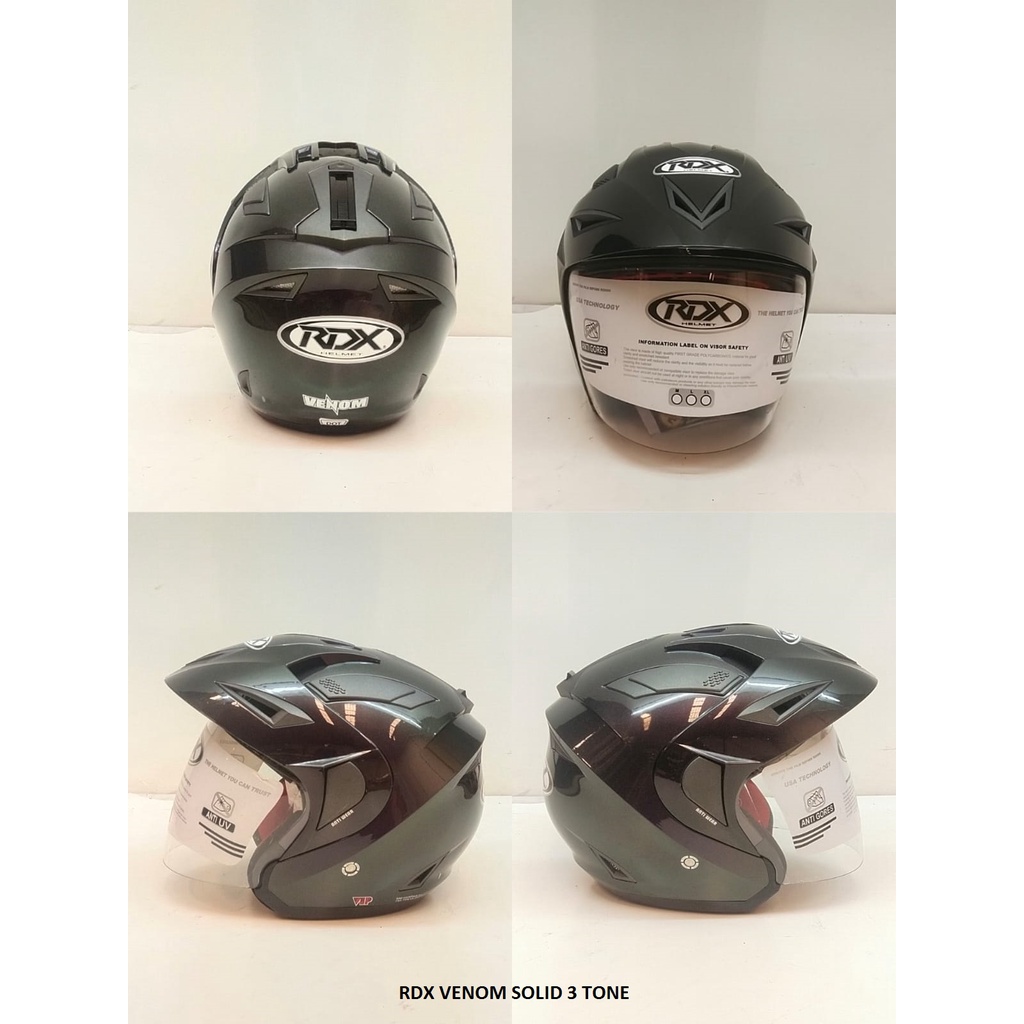Jual Helm Hal Face RDX Venom Size L, SNI | Shopee Indonesia