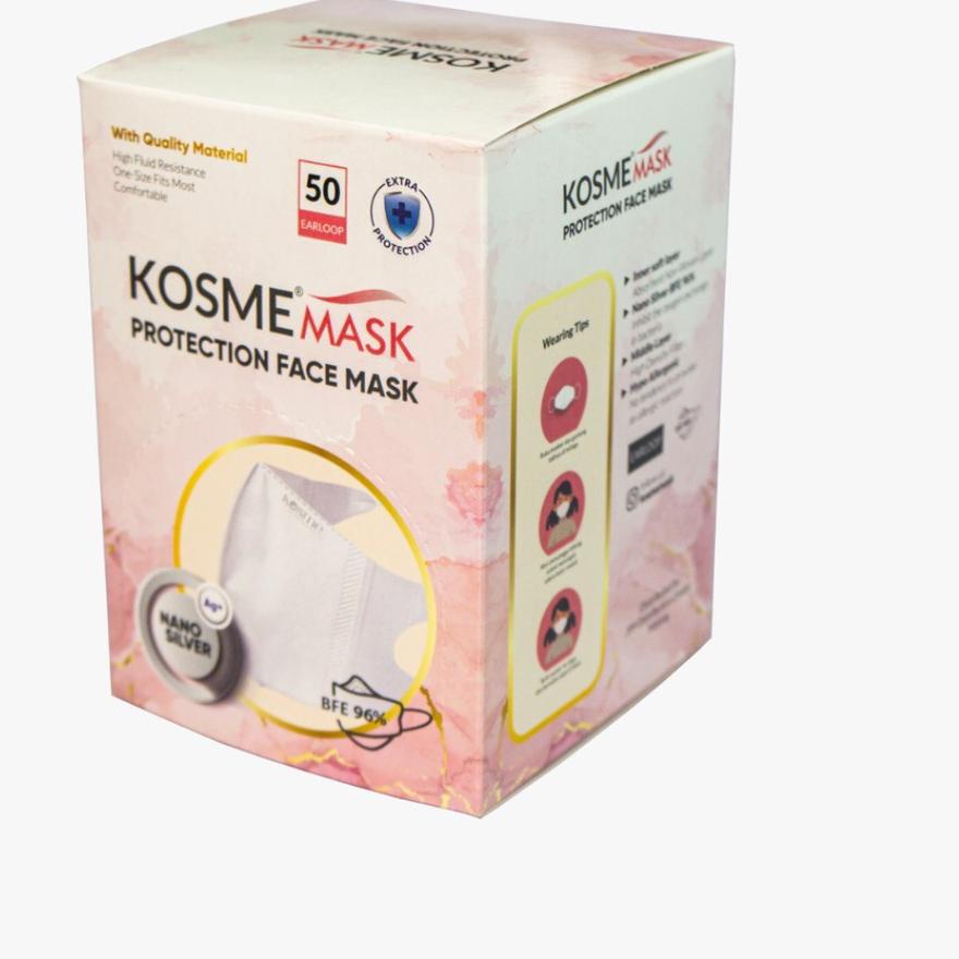 Jual Cod - 4 PLY KOSMEMASK - FITMASK NANO SILVER | KOSME MASK New ...