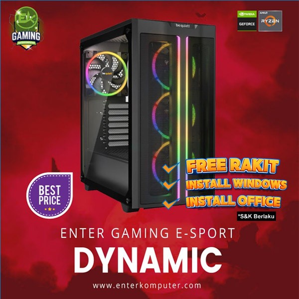 Jual Ruka Pc Rakitan Enterkomputer Gaming E-Sports Dynamic | Shopee ...
