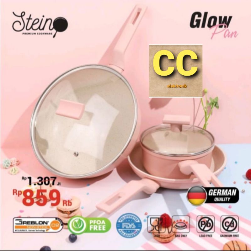 Jual Steincookware stein cookware wok frypan sauce pan GLOW SERIES