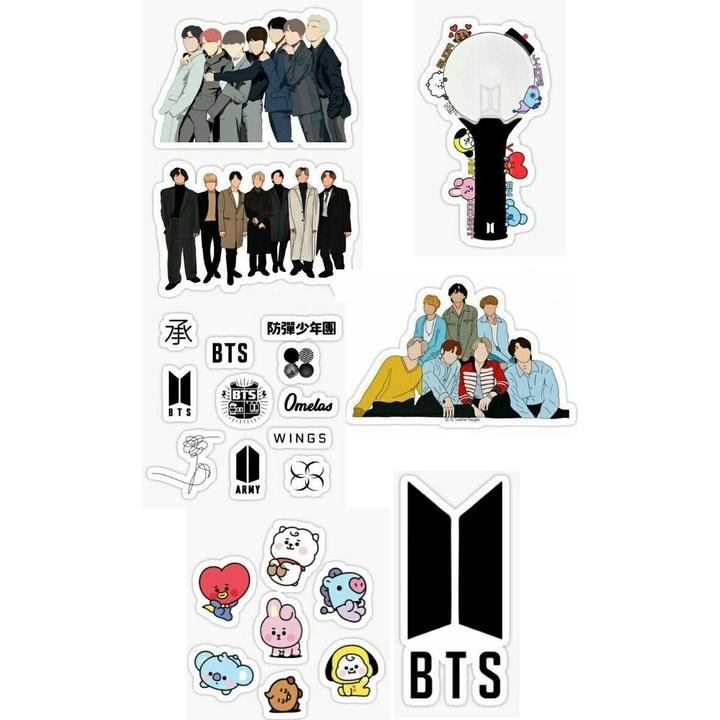 Jual STIKER BTS / STIKER KPOP / STIKER VBTS / STIKER BTS ARMY / STIKER ...