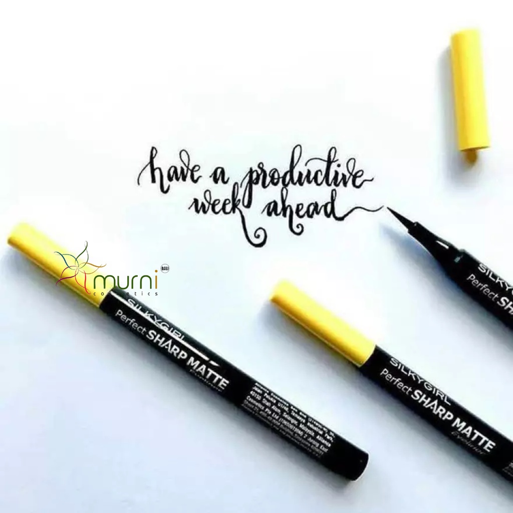 Jual SILKYGIRL PERFECT SHARP MATTE EYELINER 01 MATTE BLACK Shopee Indonesia