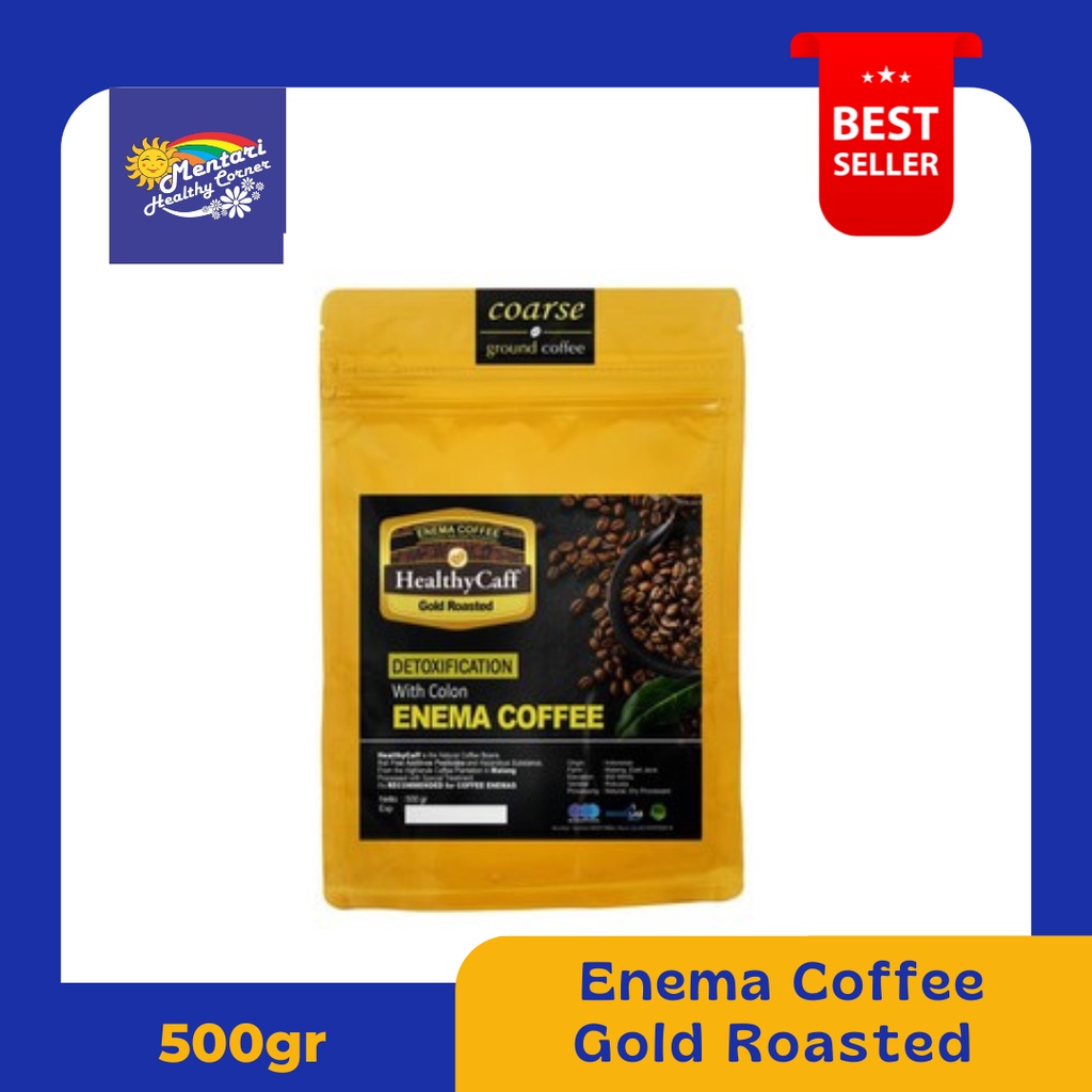 Jual Kopi Enema Organik Light Roasted Gold Healthy Caff 500gr | Shopee ...