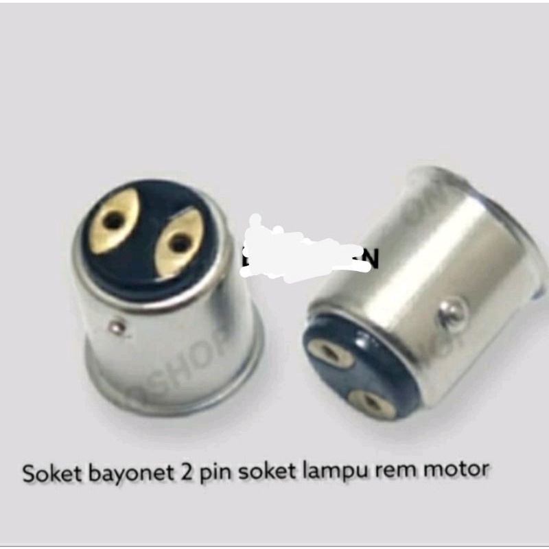 Jual soket bayonet 2pin socket 1157 harga 100pcs | Shopee Indonesia