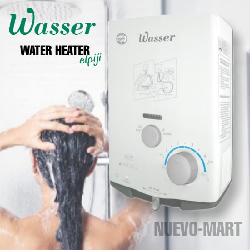 Jual WASSER Instant Water Heater Pemanas Air Mandi Gas LPG WH-506A WH-506 A  WH 506 A WH 506A | Shopee Indonesia