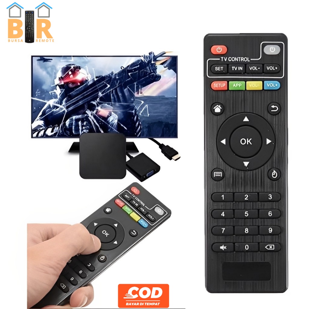 Jual Remote Multi Android TV BOX STB-11 ALL TYPE MXQ MX10 H96 V88 T95 ...
