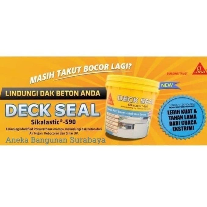 Jual Sika Deckseal Sikalastic Deck Seal Kg Galon Putih Abu