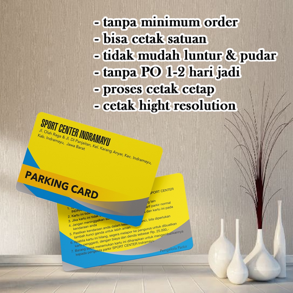 Jual Cetak Id Card Free Design Std Atm Cetak Idcard Member Card