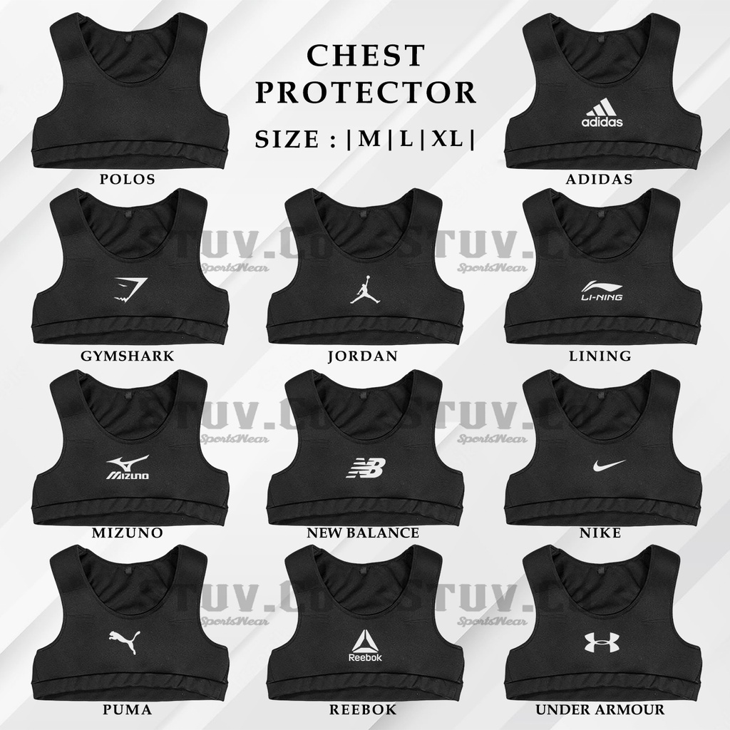 Jual FOOTBALL VEST CHEST PROTECTOR PELINDUNG DADA OLAHRAGA SEPAK BOLA