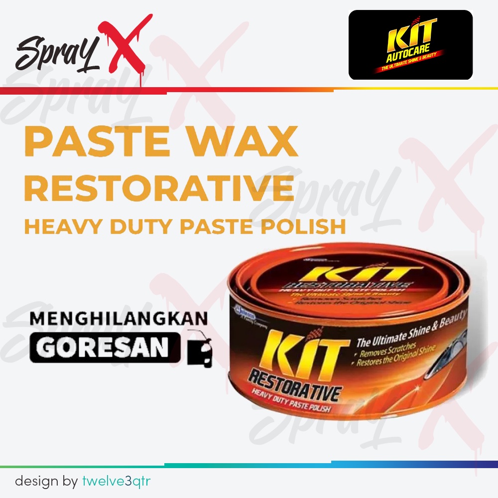 Jual KIT MOTOR PASTE WAX RESTORATIVE 225 GRAM / HEAVY DUTY Shopee