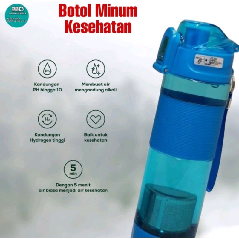 Jual BOTOL AIR MINUM KESEHATAN FAR INFRARED HYDROGEN BOTOL MINUM ...