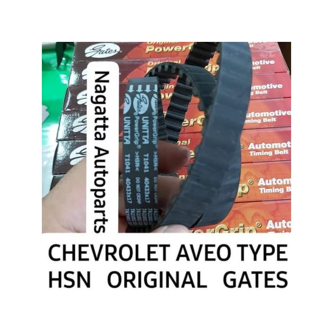 Jual Timing Teming Belt Bel Chevrolet Aveo Gates Type Hsn Original Kode