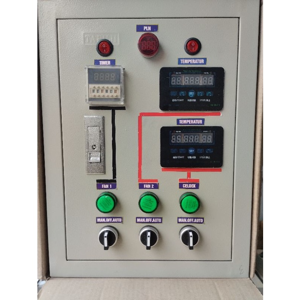 Jual panel blower kandang ayam ch, 1 phase,2 blower 1 colling pad,ull ...