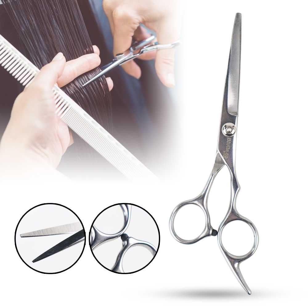 Jual Gunting Rambut Full Stainless Steel Model Flat Cut Bht002 Shopee Indonesia 