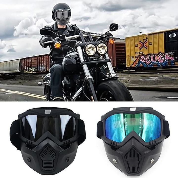 Jual Topeng Helm Motor Google Mask Helm Masker Google / Google Glasses ...