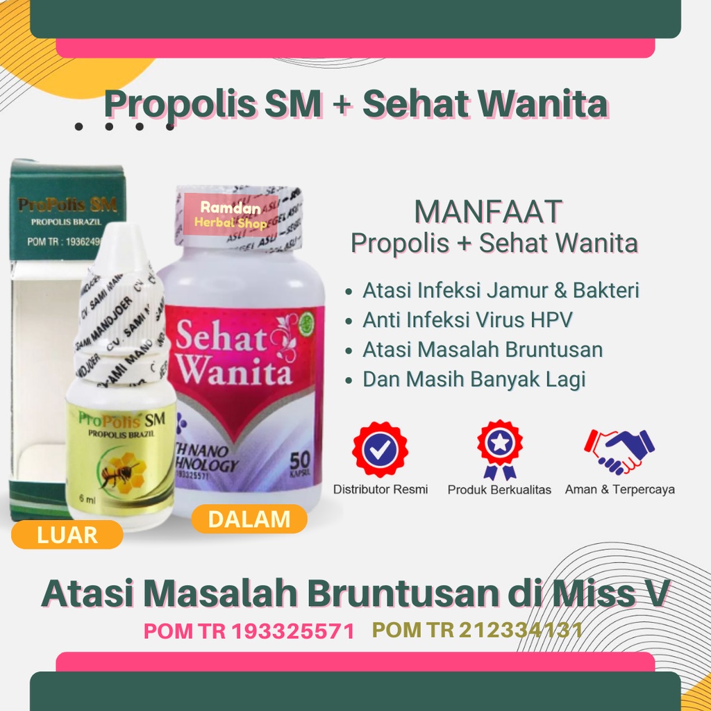 Jual Obat Miss V Bruntusan Gatal Perih Ruam Bentol Berair Infeksi Jamur Bakteri Propolis Sm 5583