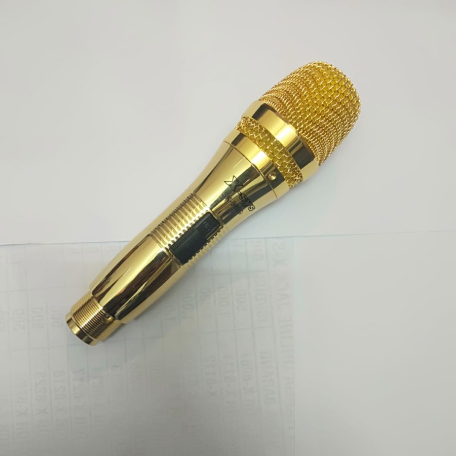 Jual Microphone Kabel Super Peka X-sys SK-980 Gold | Shopee Indonesia