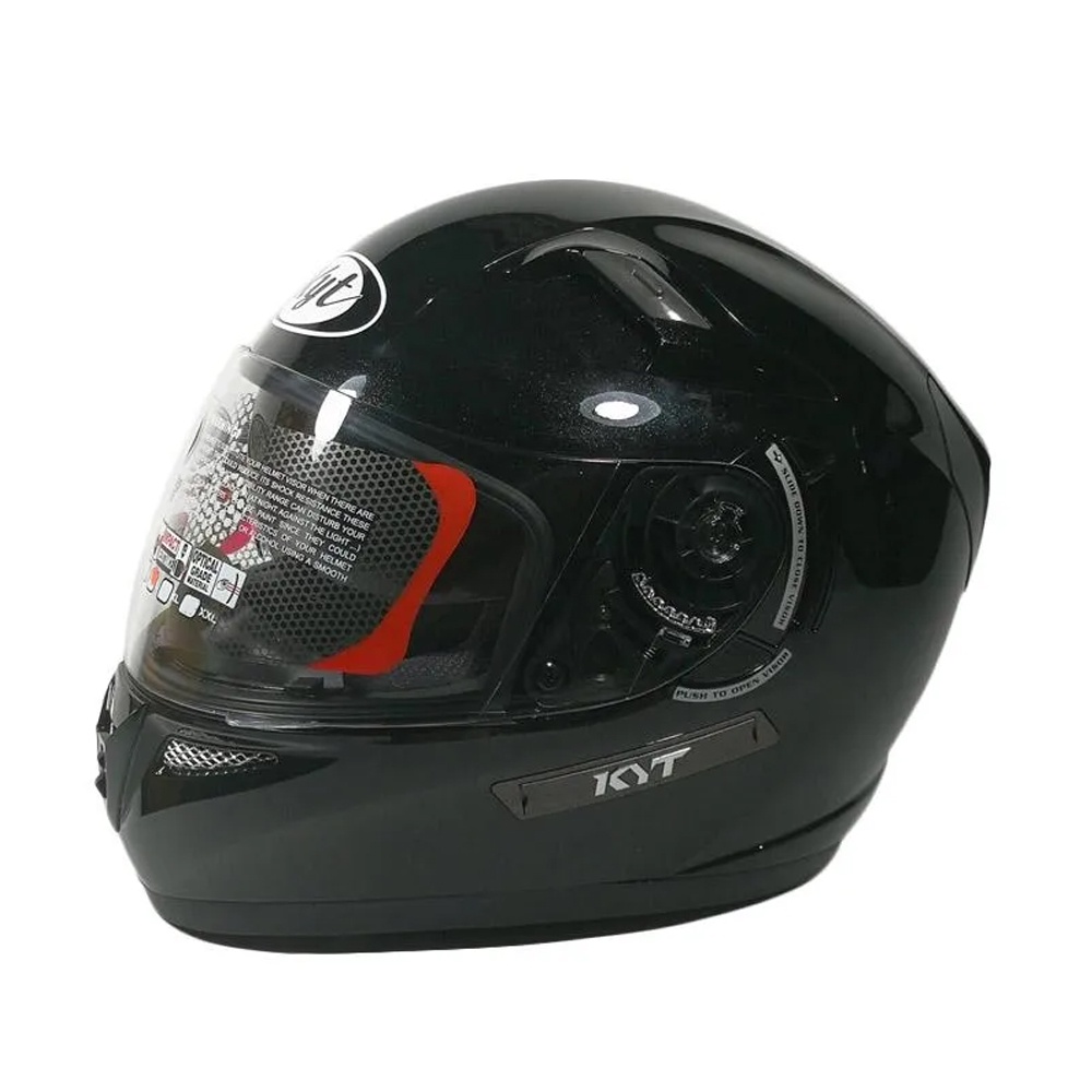 Jual HELM KYT K2 RIDER SOLID - BLACK GLOSSY | Shopee Indonesia