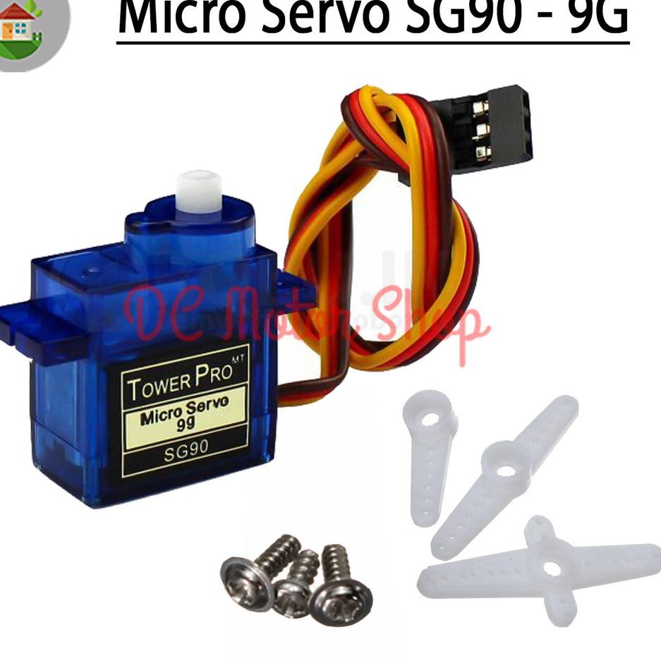 Jual Dijamin Ori>/ Micro Servo Motor SG90 9G Tower pro sg90 towerpro sg ...
