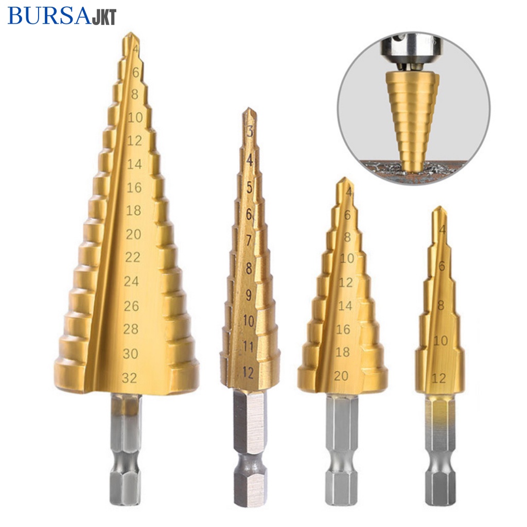 Jual MATA BOR PAGODA KERUCUT SEGITIGA 3 VARIAN BOR BESI KAYU STAINLESS ...
