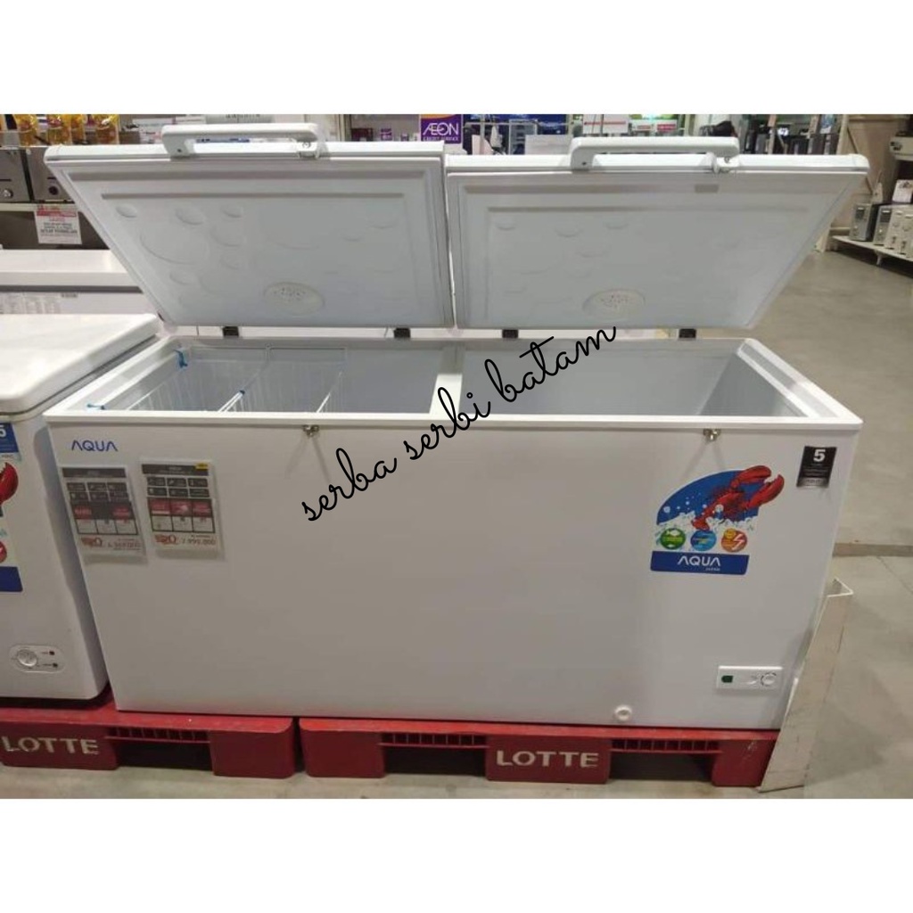 Jual Freezer Box Aqua AQF550EC / Chest Freezer Aqua AQF 550EC BATAM Shopee Indonesia