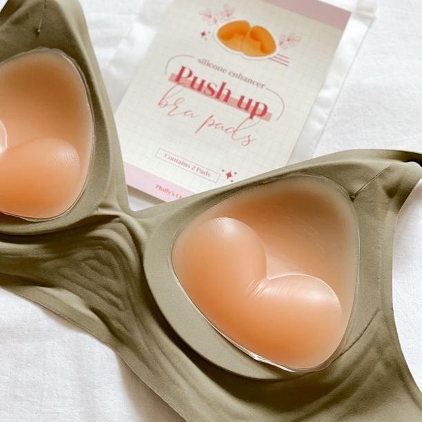 Jual ℗ Pluffyschoice Silicone BB Pads Enhancer Push Up Bra Pads ...