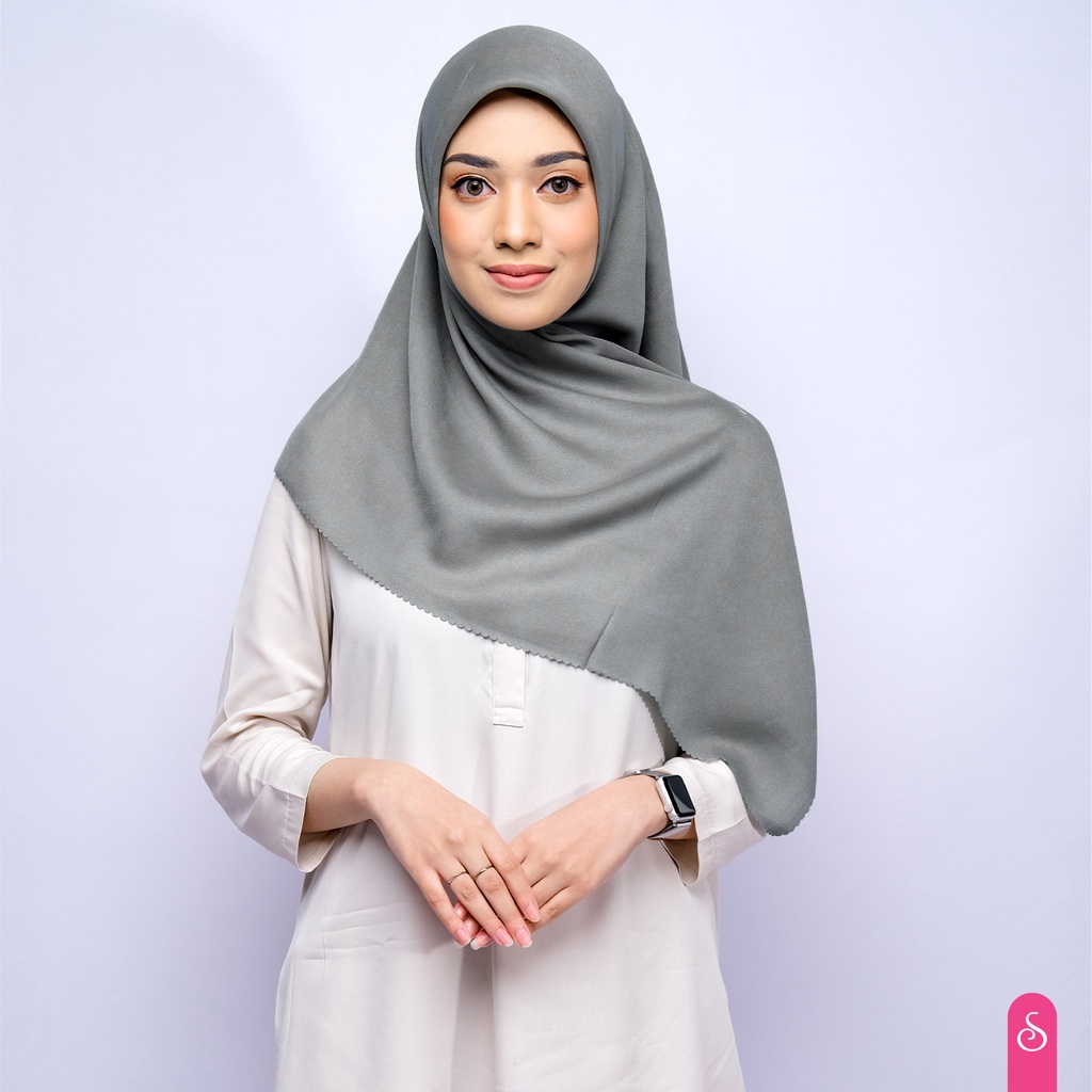 Jual Kerudung Hijab Jilbab Segi Empat Shinar Glamour Glitter Glowing Lasser Cut Ansania Dan 4558