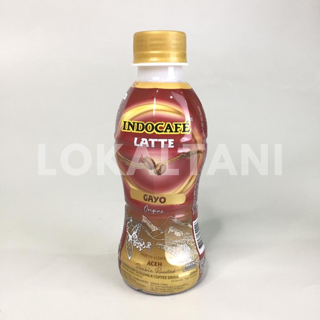 Jual Indocafe Latte Gayo Origins Isi 200ml / Minuman Kopi Kemasan Botol