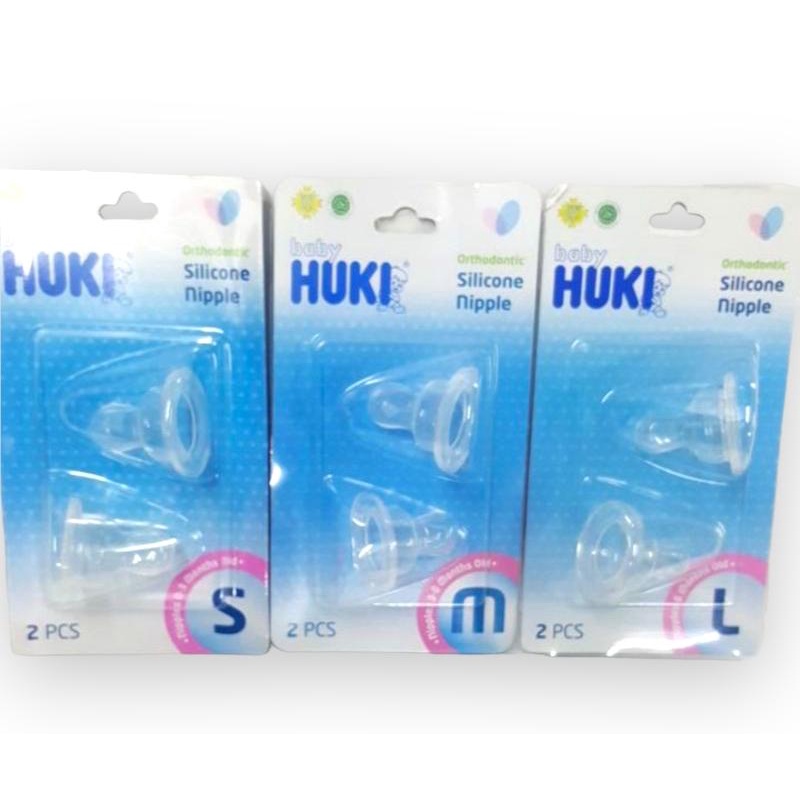 Jual Baby Huki Pentil Dot Orthodontic Sillicone Nipple Isi Pcs