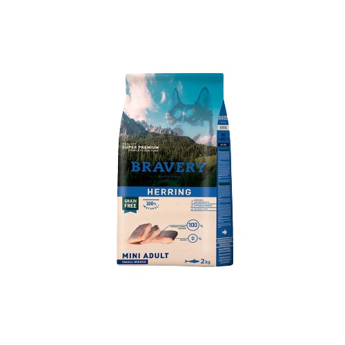 Jual Bravery Grain-free Herring Adult Dry Cat Food - 2kg 