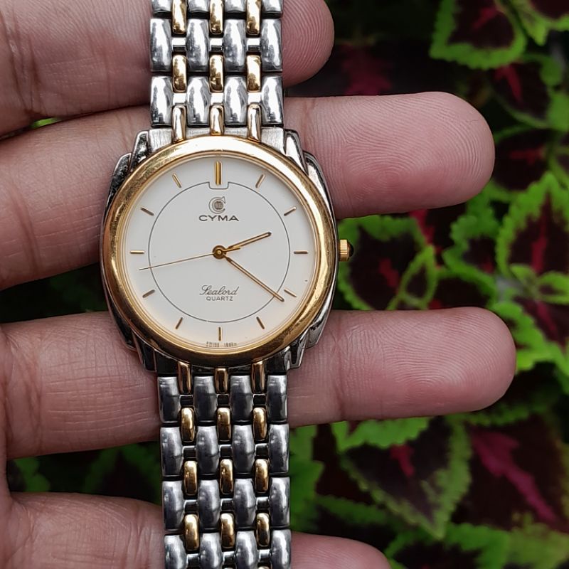 Jual Jam tangan CYMA Sealord quartz watch switzerland