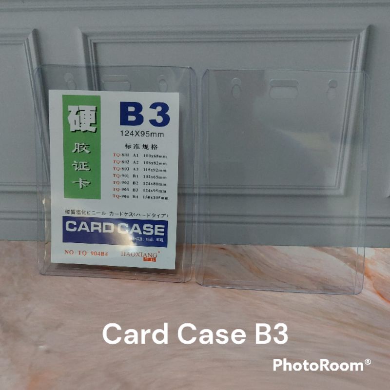 Jual Card Case B3 (20pc) Kartu Plastik Panitia Id Card Nametag Plastik ...