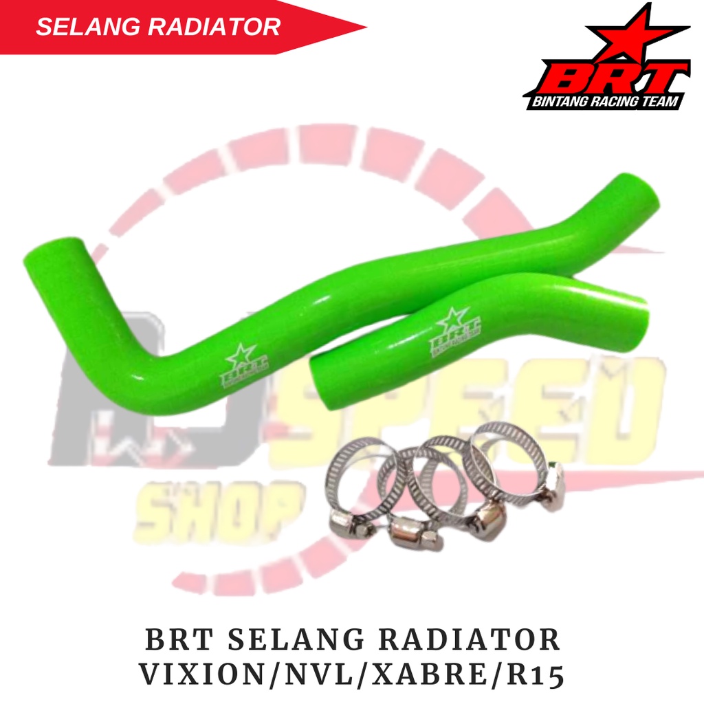 Jual BRT Selang Radiator Super Vixion Old NVL Xabre R15 3 Bagian / BRT ...