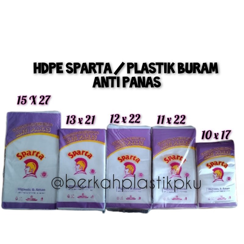 Jual Plastik Buram Anti Panas Hdpe Sparta Berat Gram Berbagai