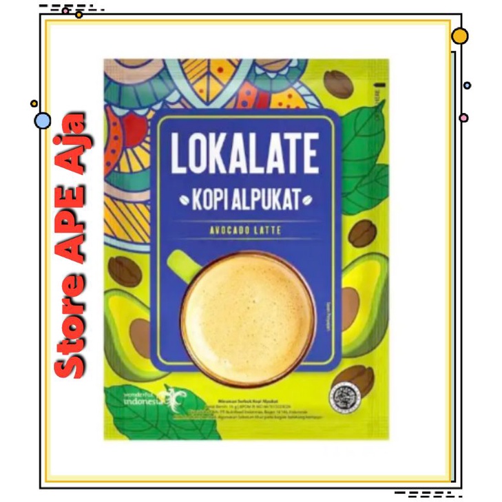 Jual LOKALATE KOPI ALPUKAT [ 15gr x 10 Sachet ] Shopee Indonesia