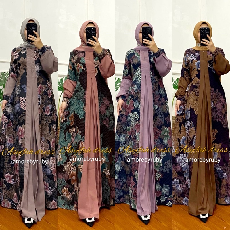 Jual Asyifah dress ori amore by ruby/ amore by ruby / gamis amore by ...